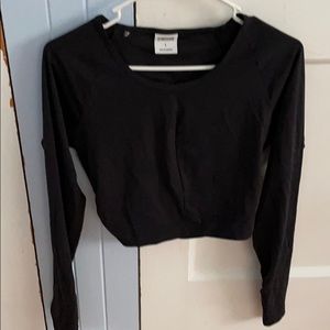 Whitney Simmons Gymshark long sleeve crop top
